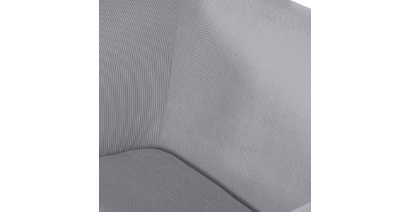 SESSEL Cord Grau    - Buchefarben/Grau, Design, Holz/Textil (85/71/80cm) - Hom`in