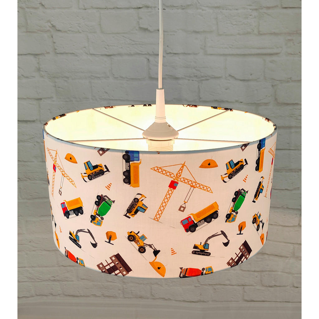 Thumbnail - Xxxl Kinderhängeleuchte, Mehrfarbig, Textil, Auto,Auto, rund,rund, 35x19x35 cm, Lampen & Leuchten, Innenbeleuchtung, Leu...