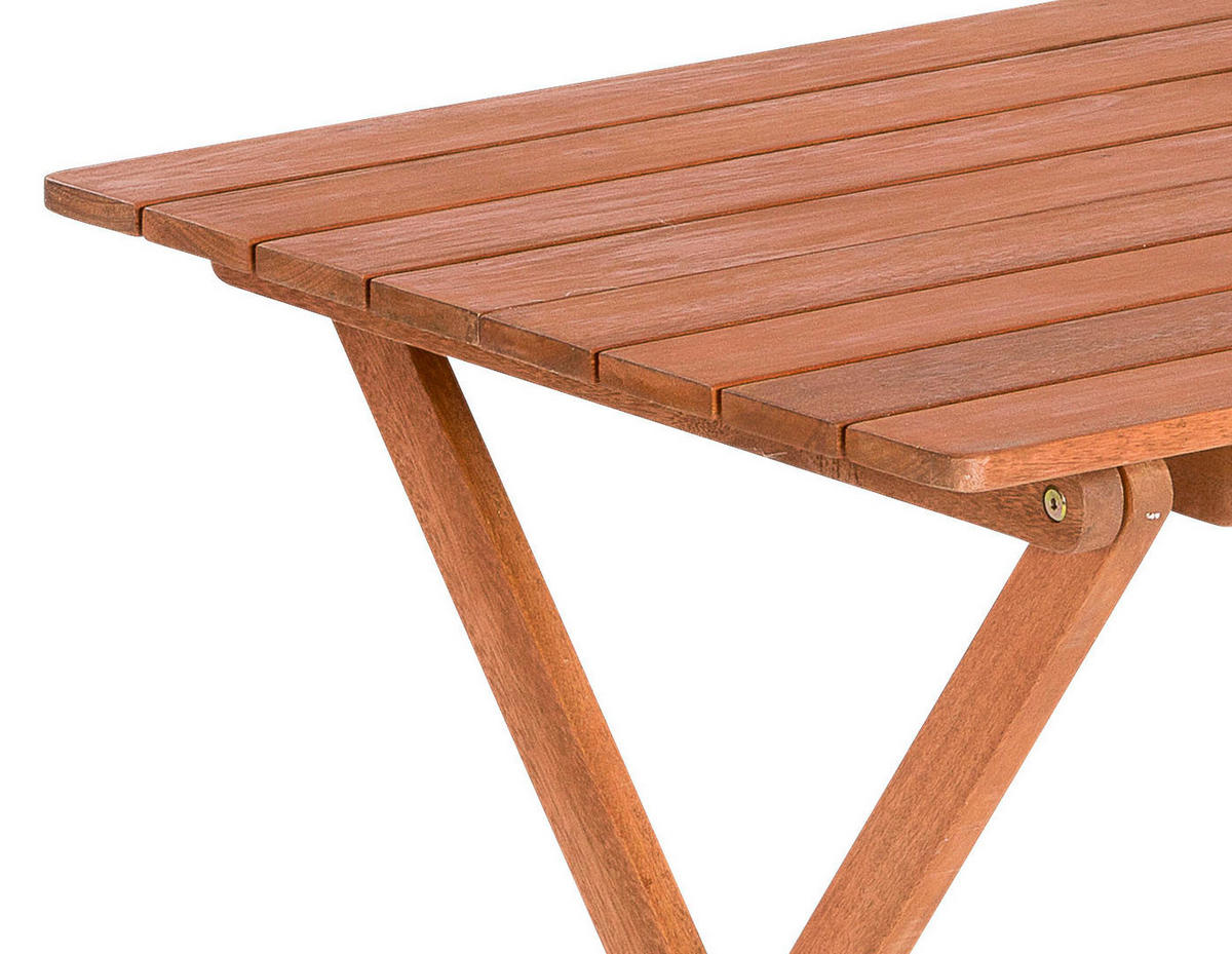 SKLADACÍ ZÁHRADNÝ STÔL, drevo, 90/72/60 cm - prírodná farba, Konventionell, drevo (90/72/60cm) - Gardenson