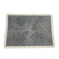 BORDSTABLETT textil linneimitation grå 48/33 cm  - grå, Basics, textil (48/33cm)
