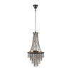 KRONLEUCHTER 38/68 cm   - Chromfarben/Schwarz, Basics, Glas/Metall (38/68cm) - Markslöjd