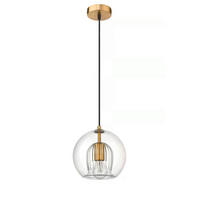HÄNGELEUCHTE 20/119 cm    - Goldfarben, Konventionell, Glas (20/119cm)