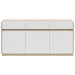 SIDEBOARD 173,5/80,8/42 cm  - Eichefarben/Schwarz, KONVENTIONELL, Holzwerkstoff/Kunststoff (173,5/80,8/42cm) - Hom`in