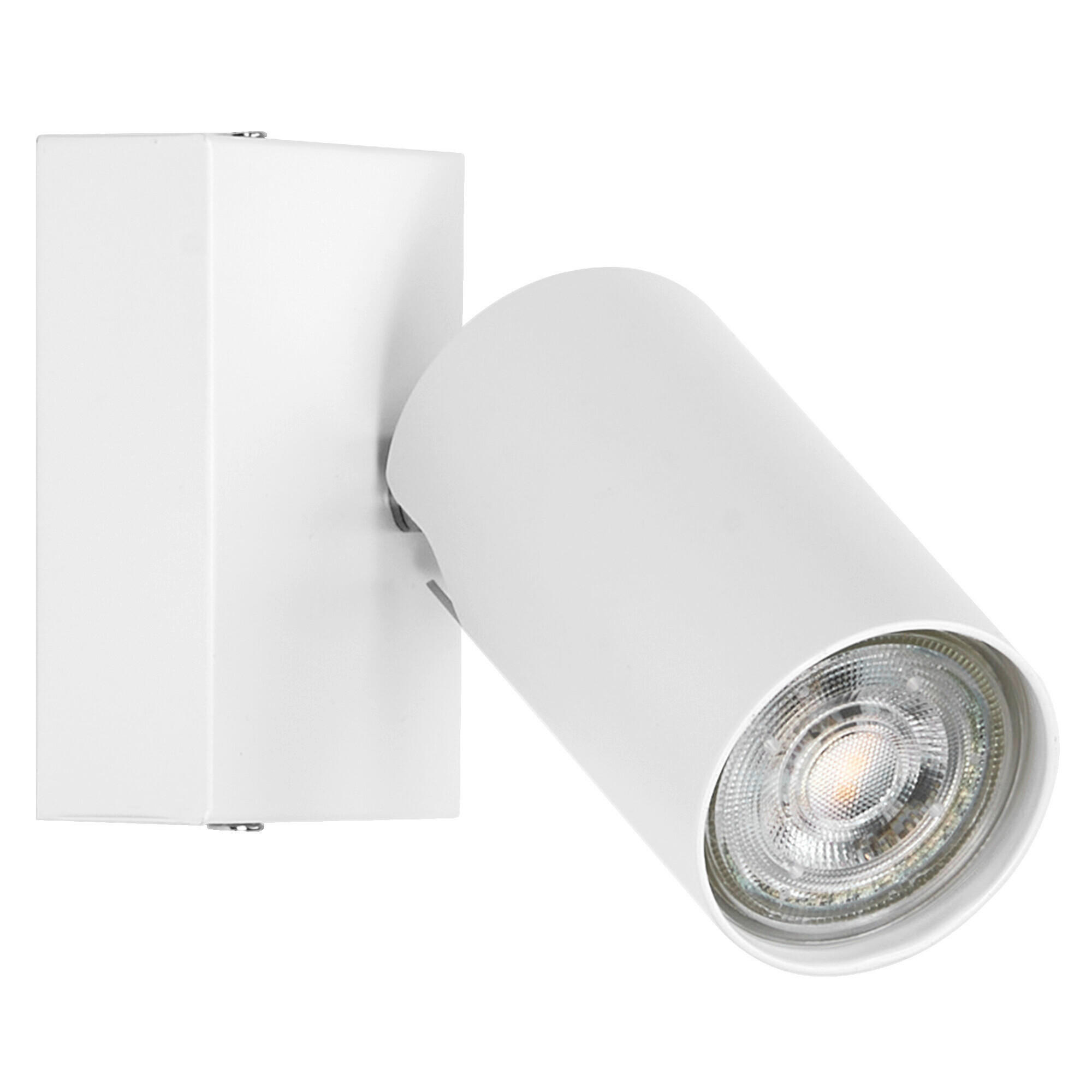 LED-STRAHLER 9/8,25/10,5 cm   - Weiß, Basics, Metall (9/8,25/10,5cm) - Osram