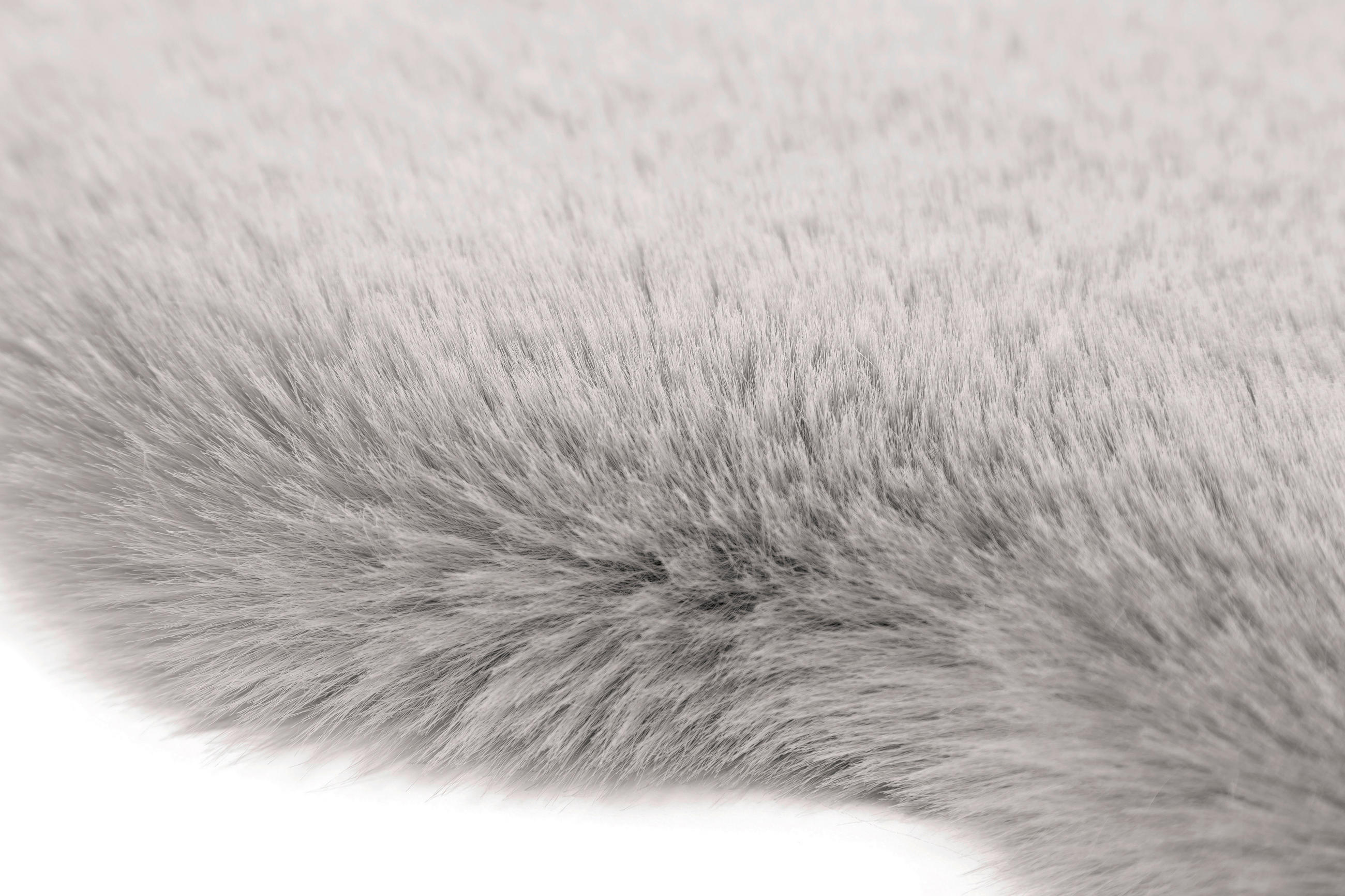 FELLTEPPICH 120/160 cm Silberfarben  - Silberfarben, Basics, Kunststoff/Textil (120/160cm) - Schöner Wohnen