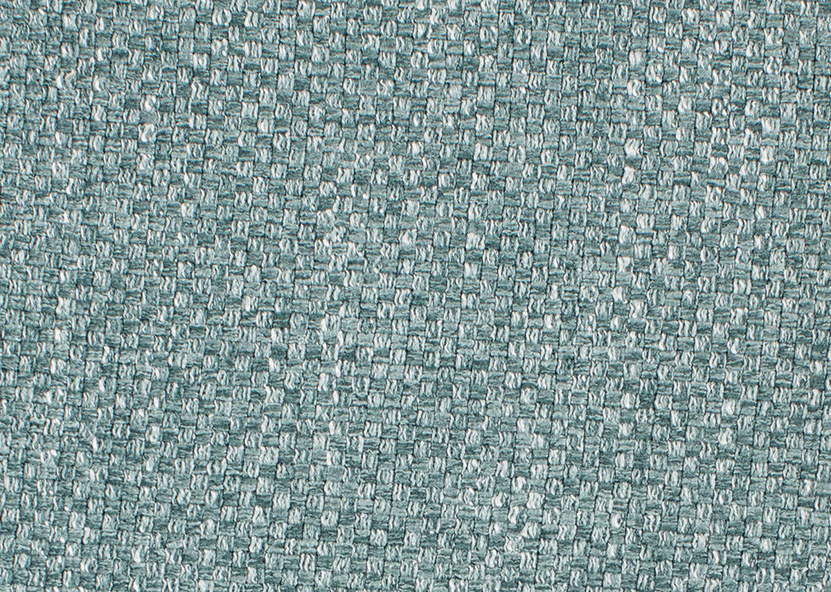 ECKSOFA in Flachgewebe Hellblau  - Schwarz/Hellblau, Modern, Textil/Metall (227/203cm) - Beldomo System