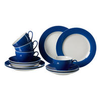 KAFFEESET 12-teilig  - Blau, Basics, Keramik (33/30/35cm) - Ritzenhoff Breker