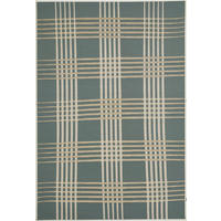 OUTDOORTEPPICH 123/180 cm Frida Weiß, Petrol, Beige  - Beige/Petrol, Trend, Textil (123/180cm) - Ambia Garden