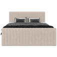 BOXBETT 180/200 cm  in Creme  - Creme/Schwarz, Basics, Kunststoff/Textil (180/200cm) - Carryhome