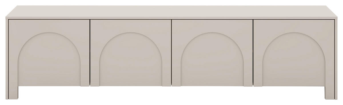 LOWBOARD Arco  in 203,5/51/35 cm  - Kaschmir, Design, Holzwerkstoff (203,5/51/35cm) - Boxxx