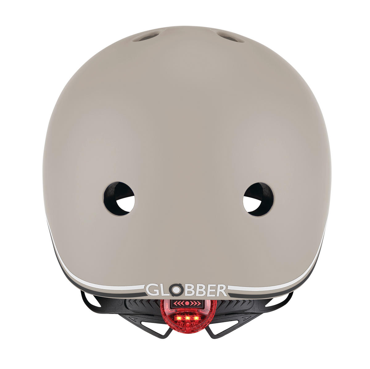 KINDERHELM HELM GO-UP LIGHTS  - Taupe, Basics, Kunststoff (24/21/14,5cm) - GLOBBER