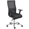 DREHSTUHL Webstoff Schwarz, Alufarben  - Schwarz/Alufarben, Design, Kunststoff/Textil (70/101-113/48cm) - Topstar