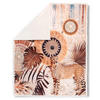 PLAID 130/160 cm  - Pink/Beige, Trend, Textil (130/160cm)