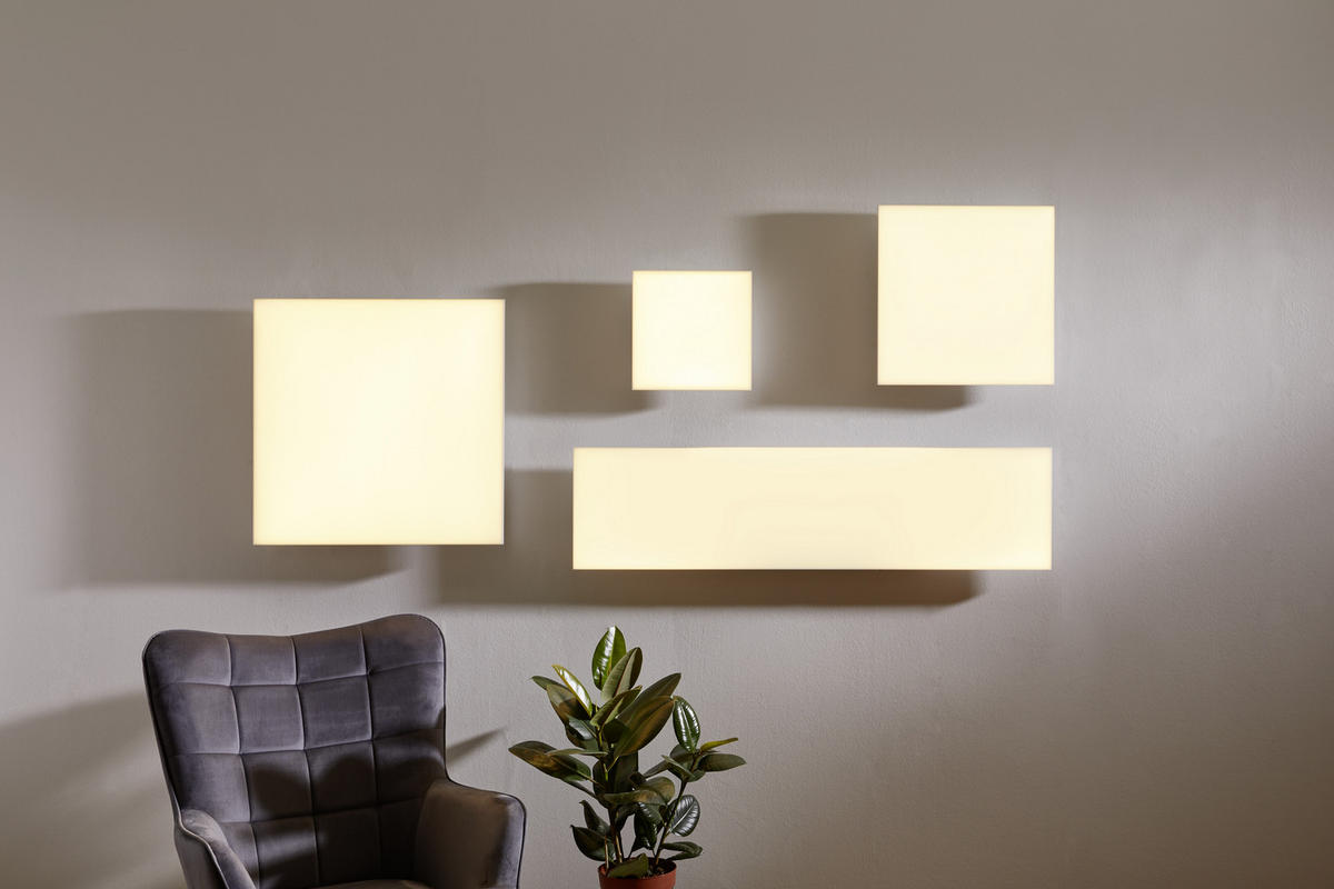 LED-DECKENLEUCHTE  Smart 30/30/5,6 cm   - Weiß, KONVENTIONELL, Kunststoff/Metall (30/30/5,6cm) - Paul Neuhaus