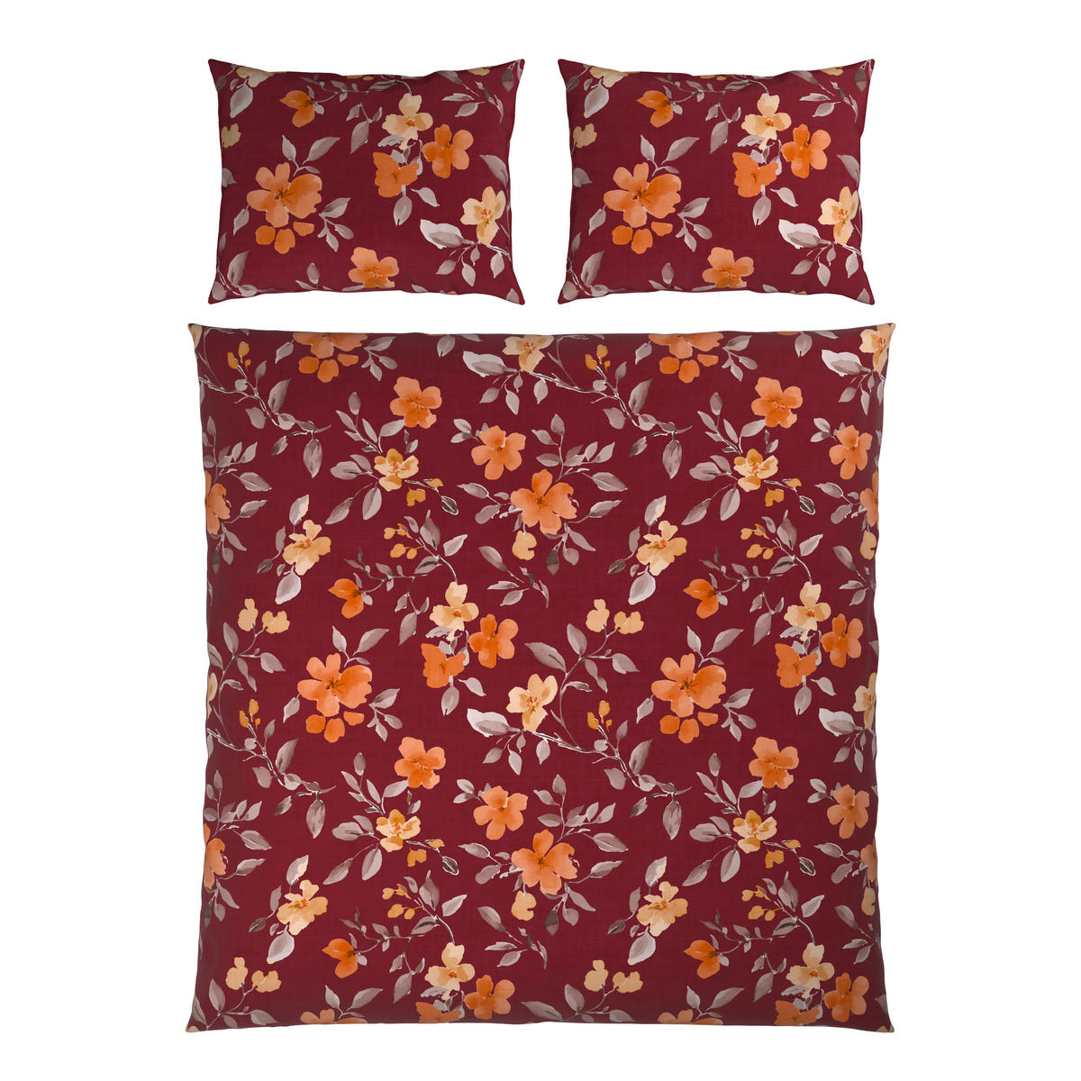 POSTELJINA SA DVA LICA Mavie 200/200 cm saten crvena  - crvena, Konvencionalno, tekstil (200/200cm) - Novel