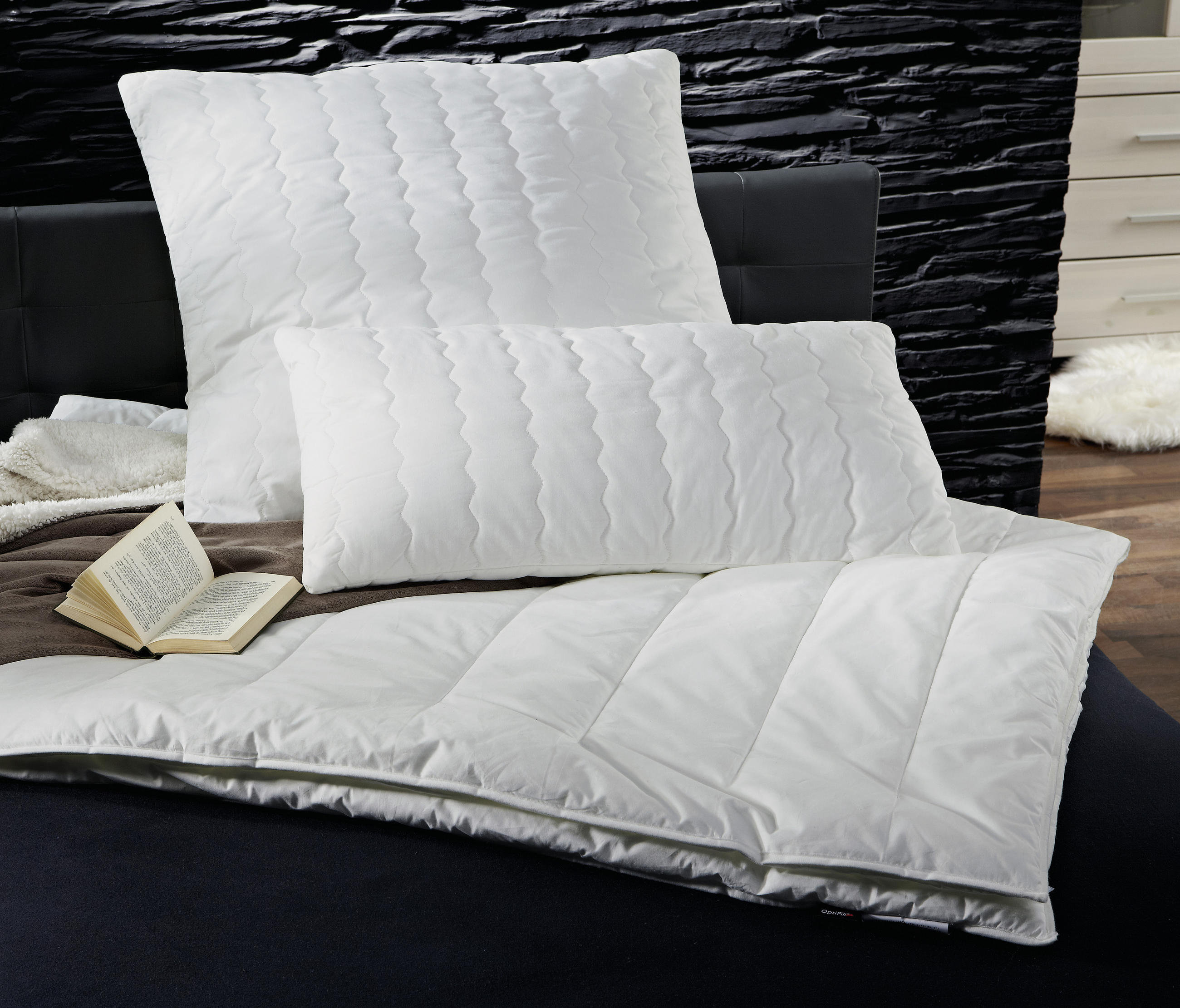 WINTERDECKE  Aqua Aktiv  135/200 cm   - Weiß, Basics, Textil (135/200cm) - Centa-Star