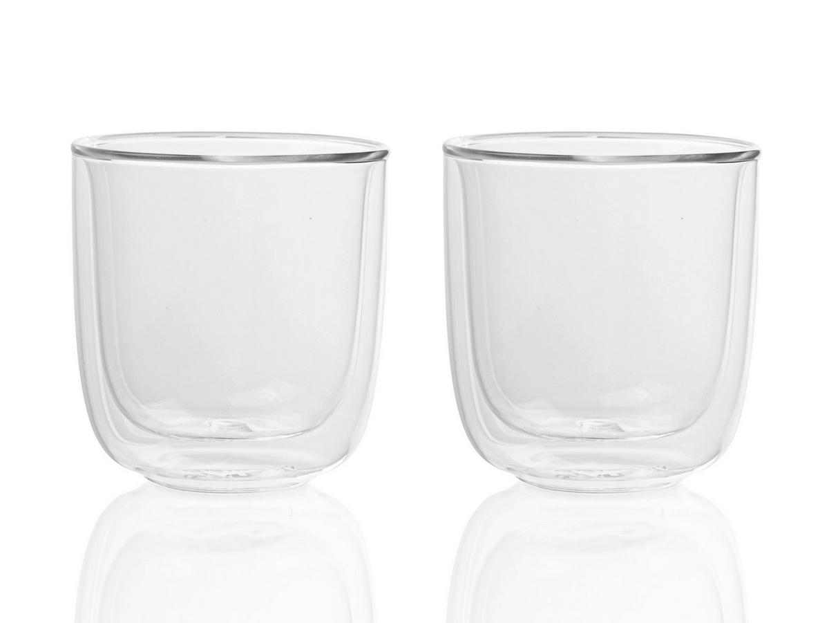 SET ČAŠA  2 dela   - prozirna, Osnovno, staklo (21,5/11/11cm) - Gusta