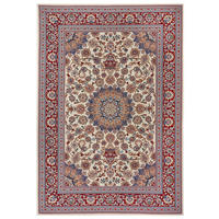 OUTDOORTEPPICH 240/340 cm Flair Creme, Rot  - Rot/Creme, Design, Kunststoff (240/340cm)