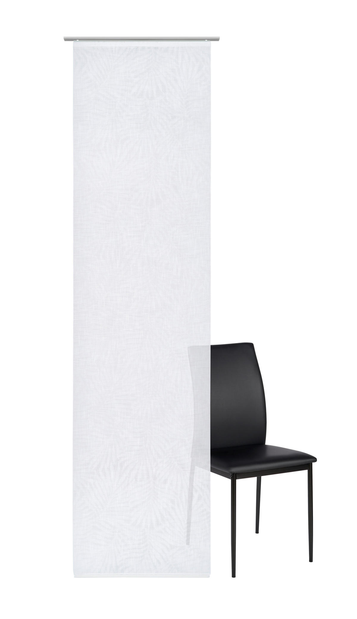 PANELNA ZAVESA    60/260 cm  - bela, Design, tekstil (60/260cm) - Novel