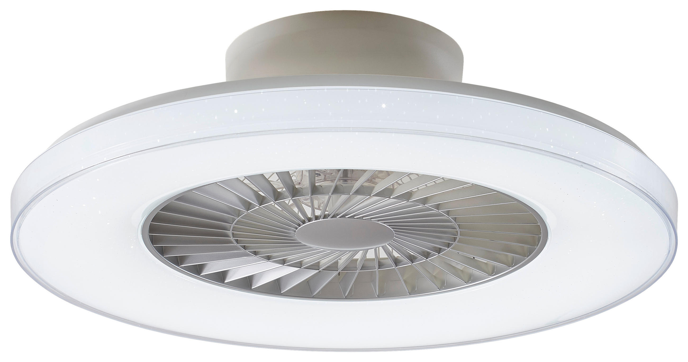 MENNYEZETI VENTILÁTOR - titánszürke/ezüst, Basics, műanyag (59/15,5cm) - Mican