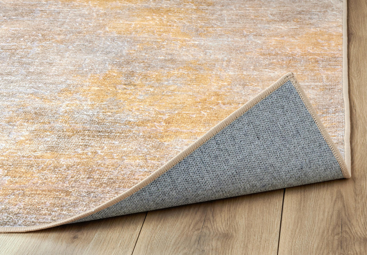 VINTAGE-TEPPICH 130/190 cm ONDEA ONIS Taupe, Goldfarben, Greige  - Taupe/Greige, Design, Kunststoff/Textil (130/190cm) - Lindorug
