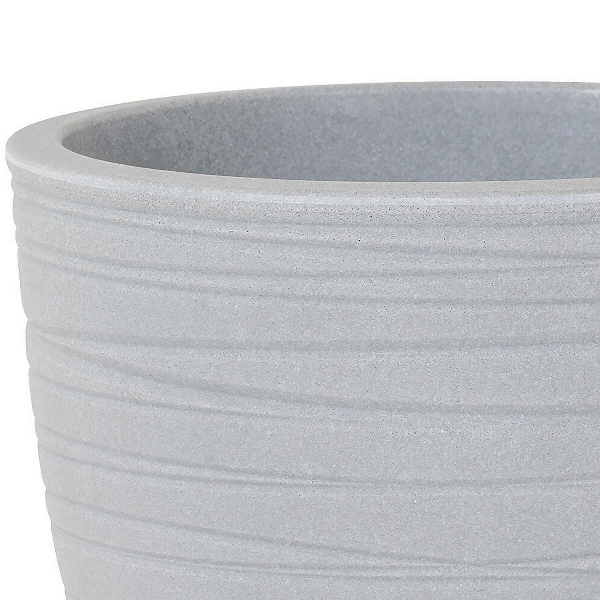 PFLANZENTOPF   - Grau, Basics, Kunststoff (43/36cm) - Siena Garden