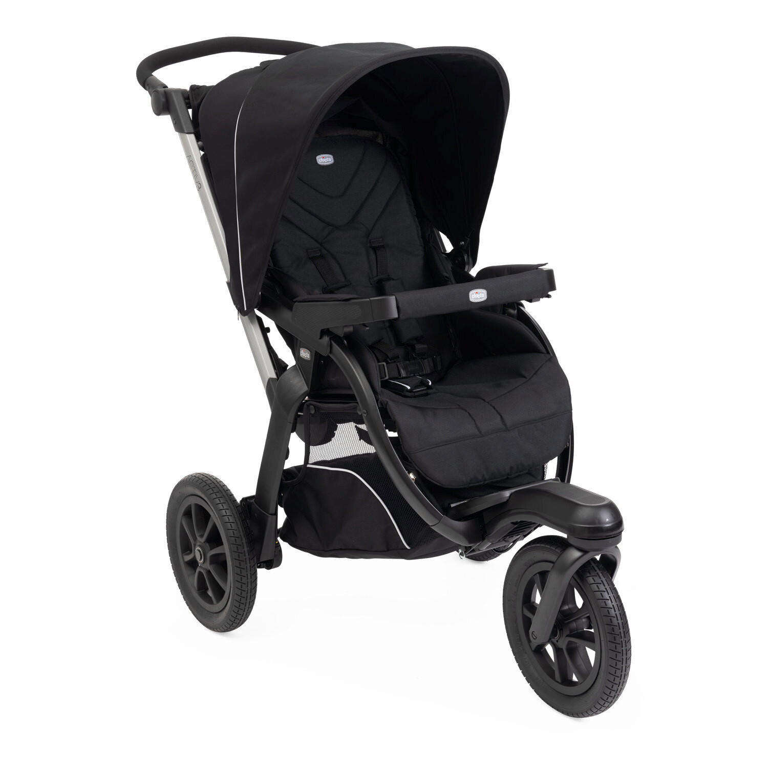 BUGGY ACTIV3  - Schwarz, Basics, Textil/Metall (64/116/121,5/102/113cm) - Chicco