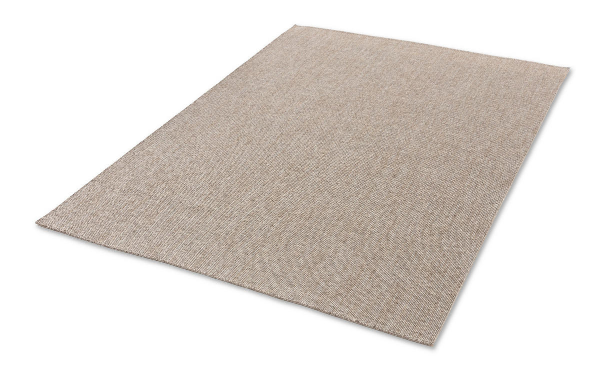 WEBTEPPICH  Wohnzimmer 170/240 cm Everest Taupe rechteckig  - Taupe, Basics, Kunststoff (170/240cm) - Schöner Wohnen