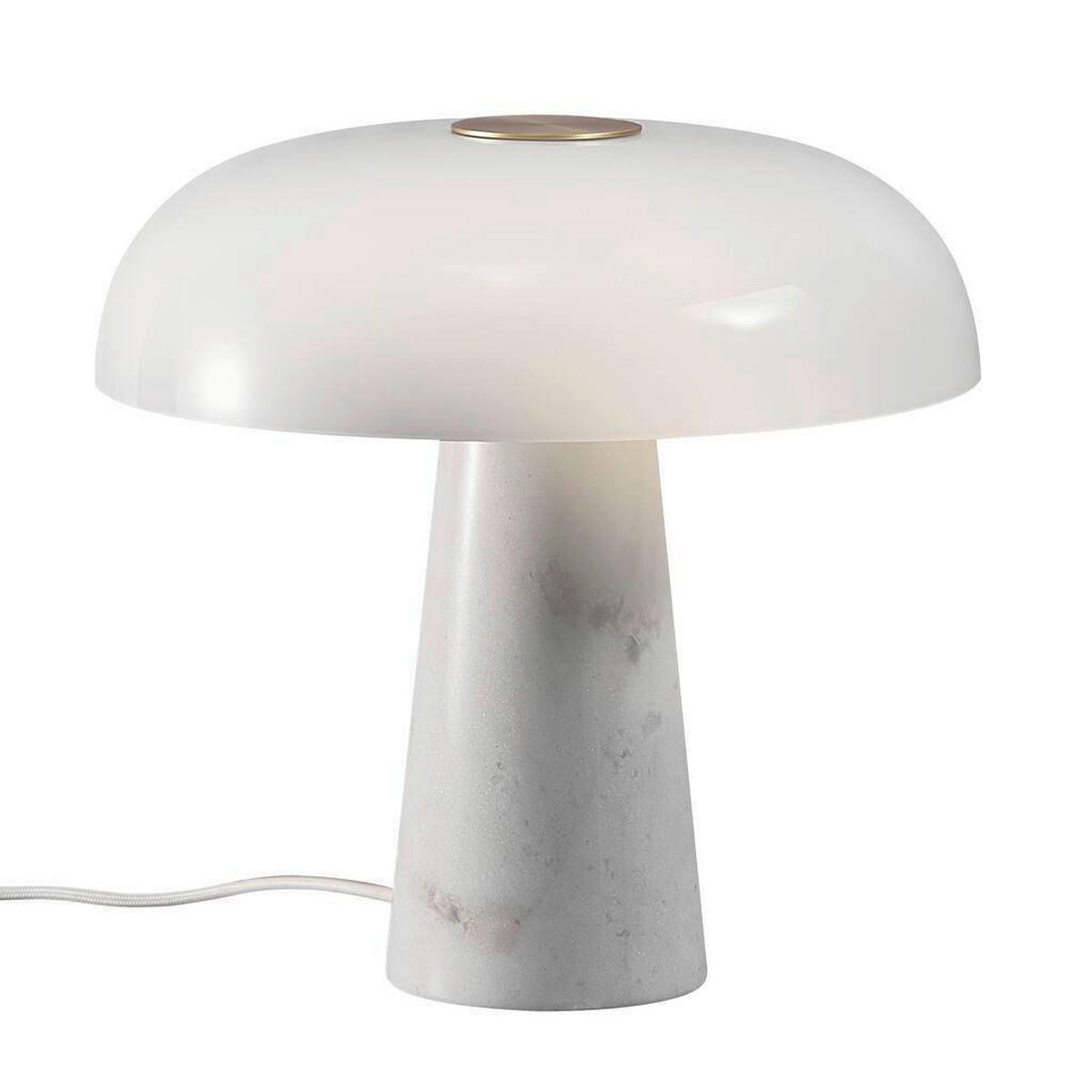 Tischleuchte aus Marmor in Gra 32/32 cm   - Grau, Design, Stein (32/32cm) - Nordlux