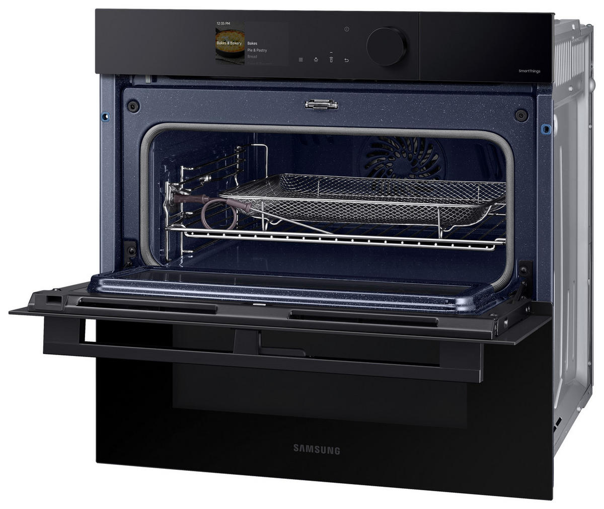 BACKOFEN NV7B6795JAK/U3  - Schwarz, Design, Glas/Metall (59,5/59,5/57,1cm) - Samsung