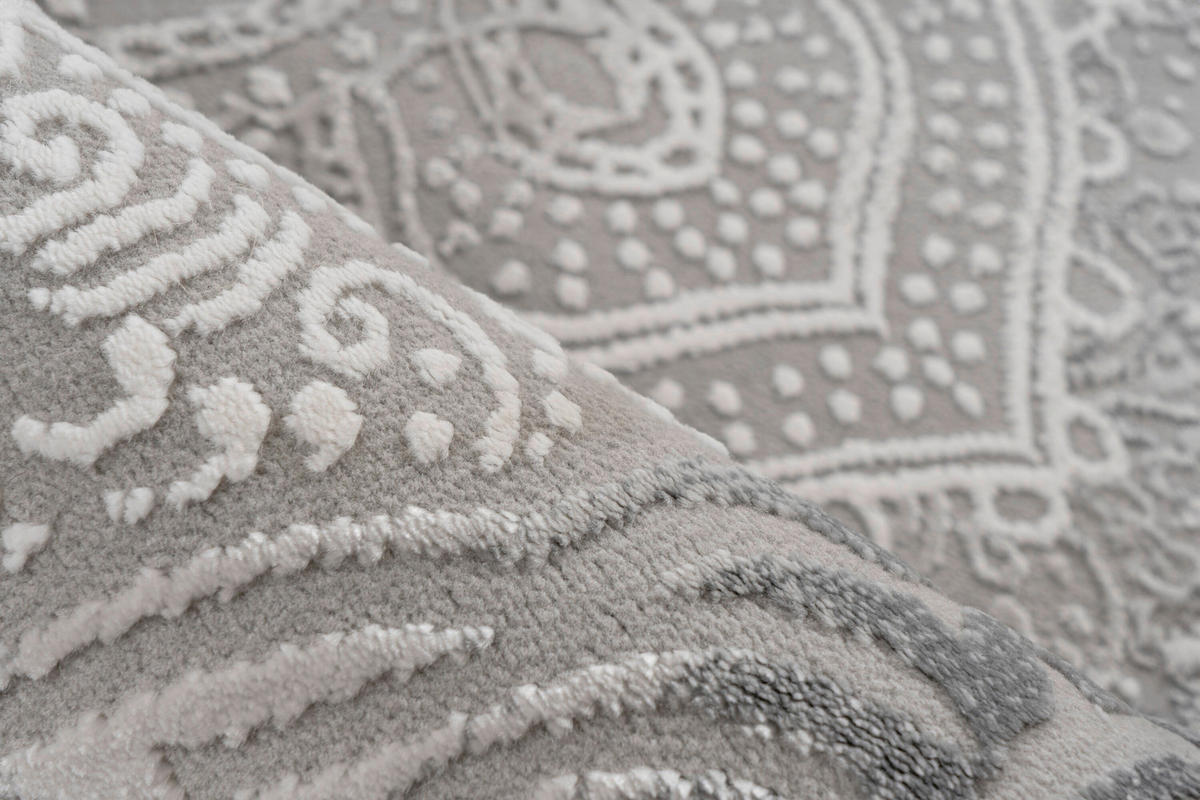TEKAČ      80/150 cm    tkano  srebrne barve  - srebrne barve, Basics, tekstil (80/150cm) - Kayoom