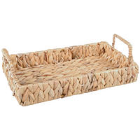 SERVIERTABLETT   37/23/6-10 cm   - Naturfarben, Basics, Naturmaterialien/Metall (37/23/6-10cm) - Landscape