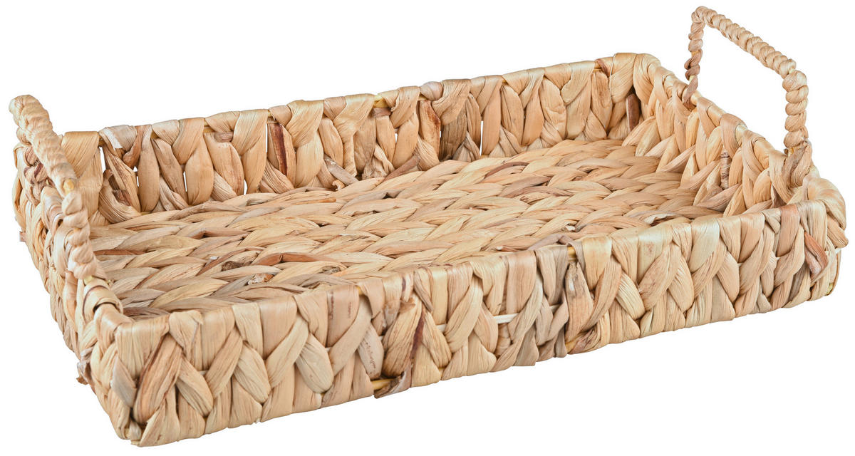 SERVIERTABLETT   37/23/6-10 cm   - Naturfarben, Basics, Naturmaterialien/Metall (37/23/6-10cm) - Landscape