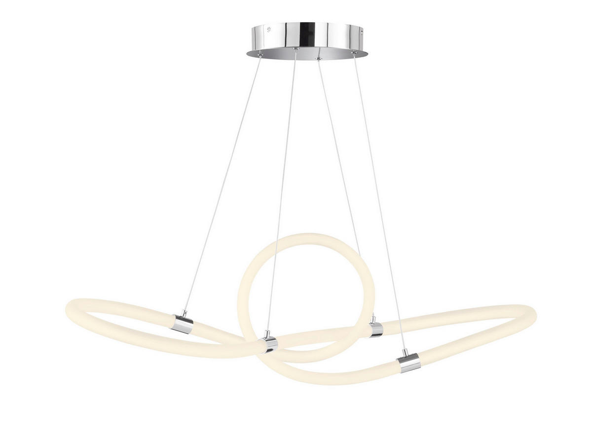 LED-HÄNGLAMPA 92,5/30,5/150 cm  - vit, Design, metall/plast (92,5/30,5/150cm) - Globo