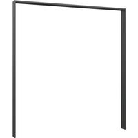 OKRASNI OKVIR,  - barve grafita, Konvencionalno, leseni material (183/200/12cm) - Modante
