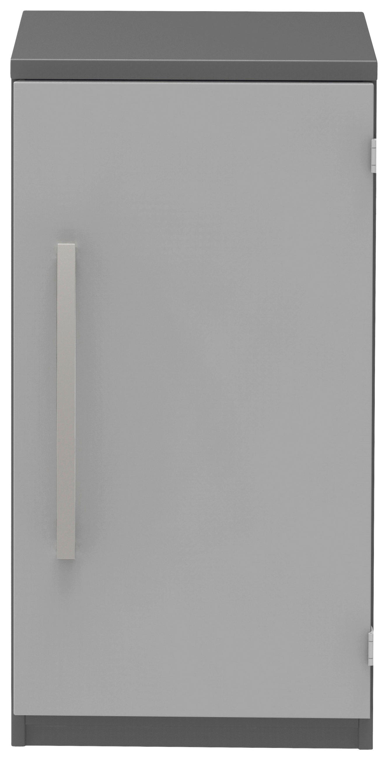 AKTENSCHRANK Anthrazit, Hellgrau  - Anthrazit/Hellgrau, KONVENTIONELL, Holzwerkstoff (40/76,5/43cm) - Moderano
