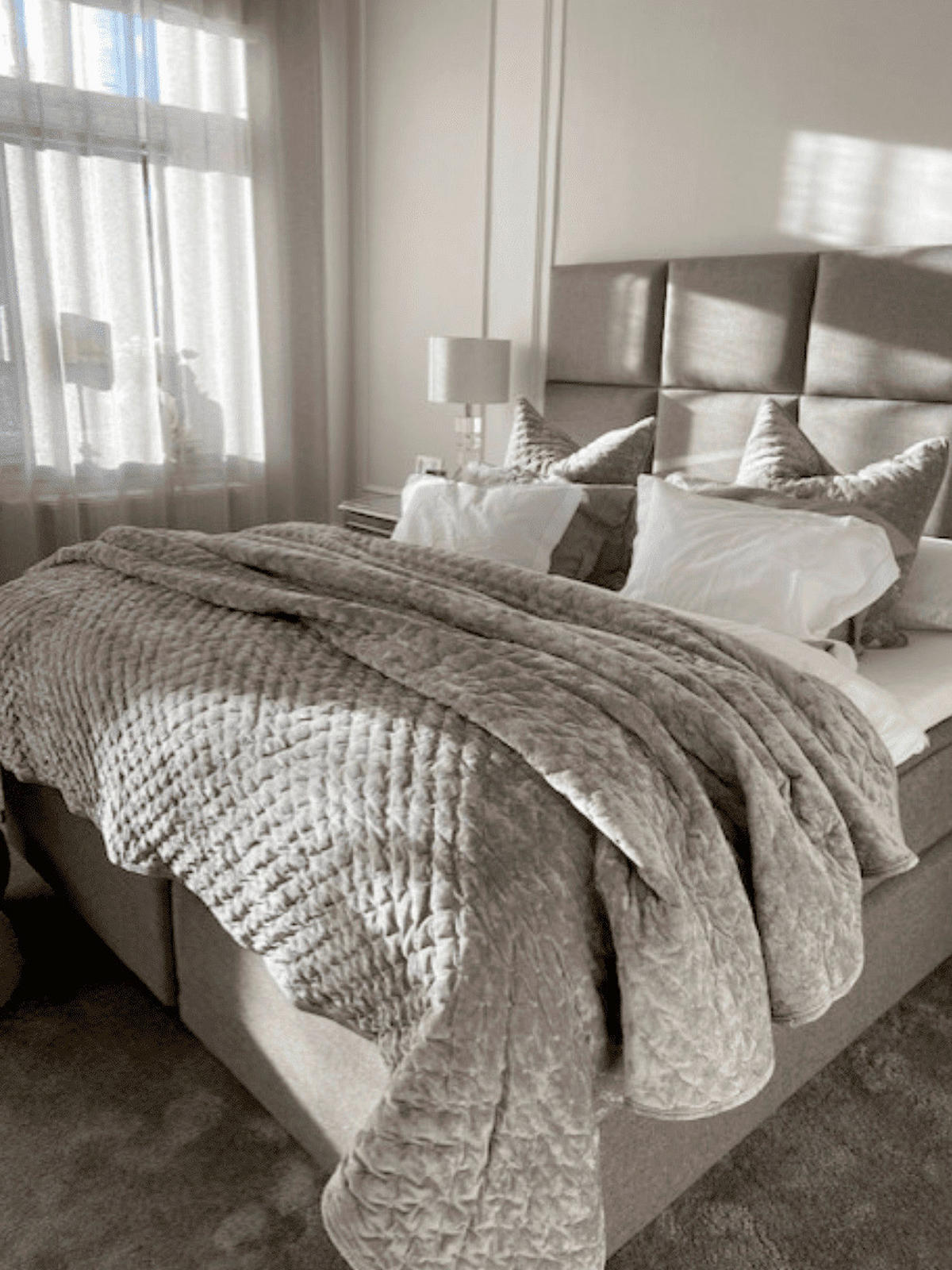 TAGESDECKE 260/260 cm  - Beige, Basics, Textil (260/260cm)