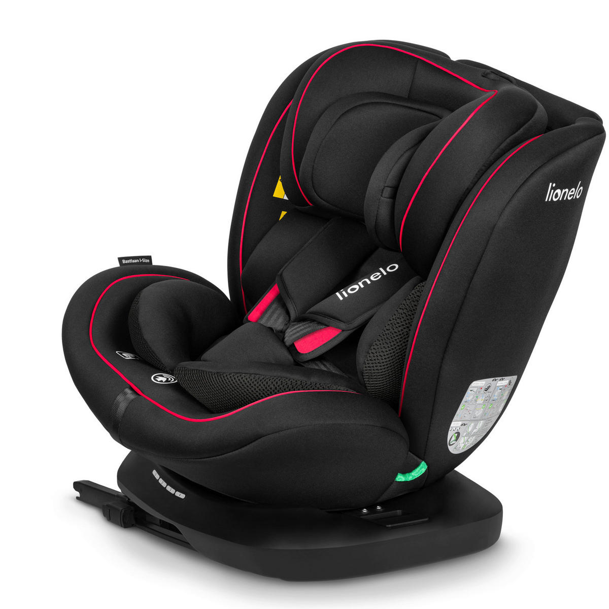 KINDERAUTOSITZ   - Rot, Basics, Kunststoff (44,5/60/81cm) - Lionelo