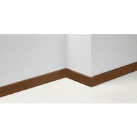 SOCKELLEISTE - Dunkelbraun/Walnussfarben, Basics, Holzwerkstoff (220/1,65/7cm) - Parador