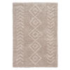HOCHFLORTEPPICH 80/150 cm ETHNO-SHAGGY Creme  - Creme, Basics, Textil (80/150cm)
