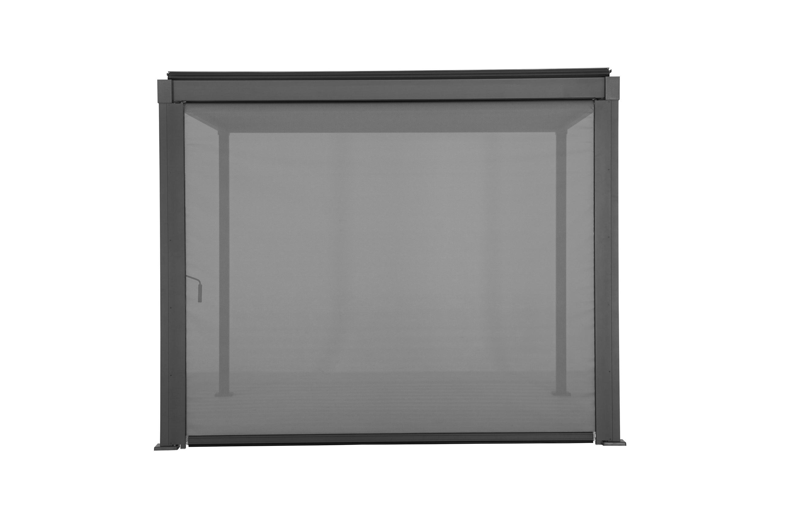 PERGOLA-ROLLO   - Anthrazit/Grau, Basics, Textil/Metall (279/224cm) - Gardenson