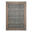 WEBTEPPICH 65/130 cm Picardie  - Blau/Terracotta, Design, Textil (65/130cm) - Novel