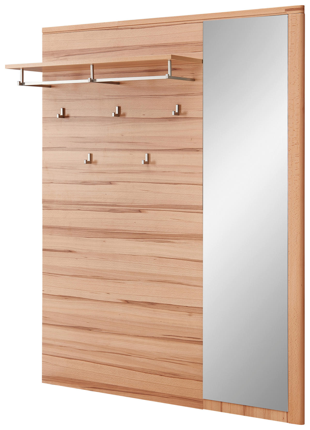 GARDEROBENPANEEL  in 120/157/29 cm  - Buchefarben, Natur, Glas/Holz (120/157/29cm) - Linea Natura