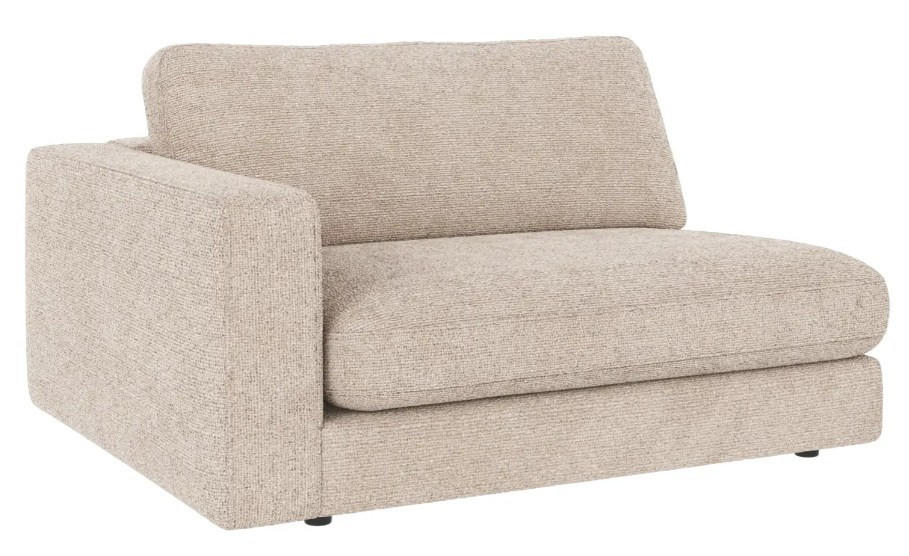 SOFFMODUL i ljusgrå  - ljusgrå/svart, Klassisk, metall/trä (129/78/103cm) - Rowico