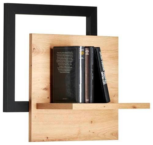 WANDBOARD Anthrazit, Eichefarben - Eichefarben/Anthrazit, Design (56/51/24cm) - Carryhome
