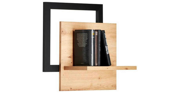 WANDBOARD Anthrazit, Eichefarben - Eichefarben/Anthrazit, Design, Holzwerkstoff (56/51/24cm) - Carryhome