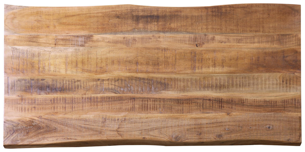 ESSTISCH in Holz, Metall 200/100/76 cm   - Anthrazit/Akaziefarben, LIFESTYLE, Holz/Metall (200/100/76cm) - Landscape