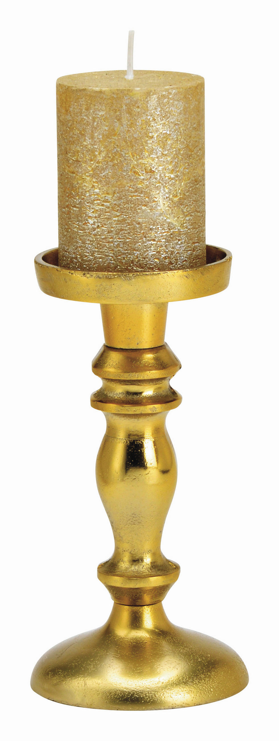 KERZENHALTER - Goldfarben, Basics, Metall (10/20cm)