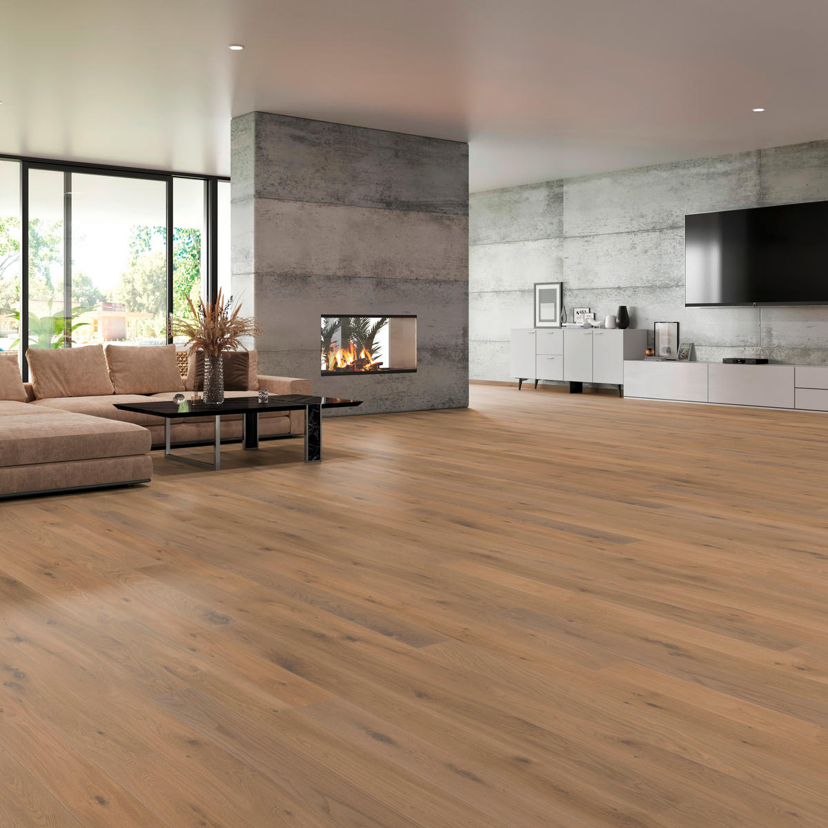 LANDHAUSDIELE Rustico Trend Eiche Melange 100015101  per  m² - KONVENTIONELL, Holz (220,5/17,6/1,3cm) - Tilo