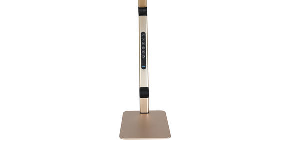 LED-SCHREIBTISCHLEUCHTE 98/20/22,5 cm  - Champagner/Schwarz, Design, Kunststoff/Metall (98/20/22,5cm) - Novel